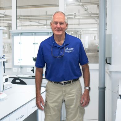 Fred Farley in Lab